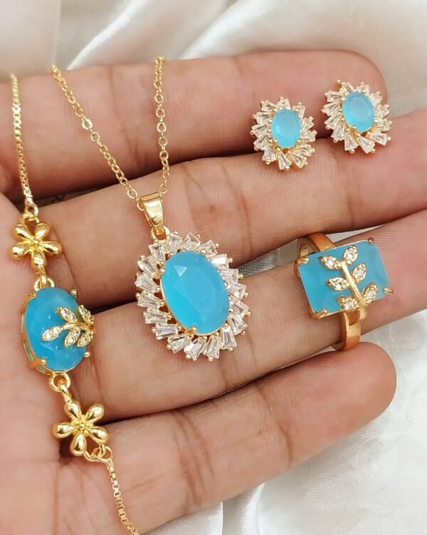 Beautiful zarcoon jewellry set